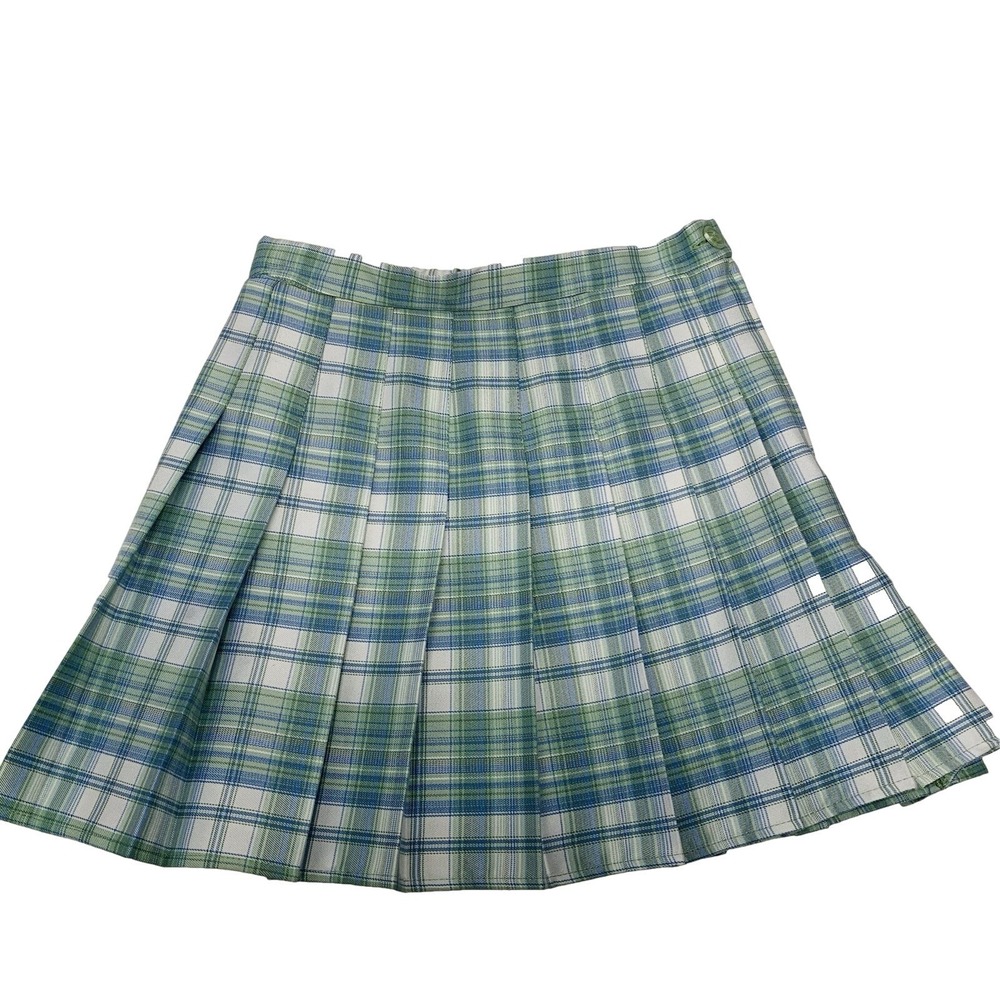 Rewind Y2K Pleated Plaid Mini Skirt Small‎ Schoolgirl Preppy Academia Feminine